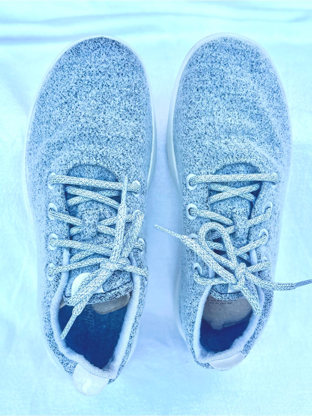 Pale gray Allbirds Merino Wool Runners Men 9 / Women 10 EUC